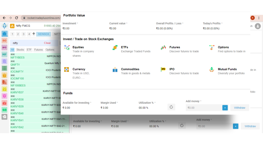 web trading platform