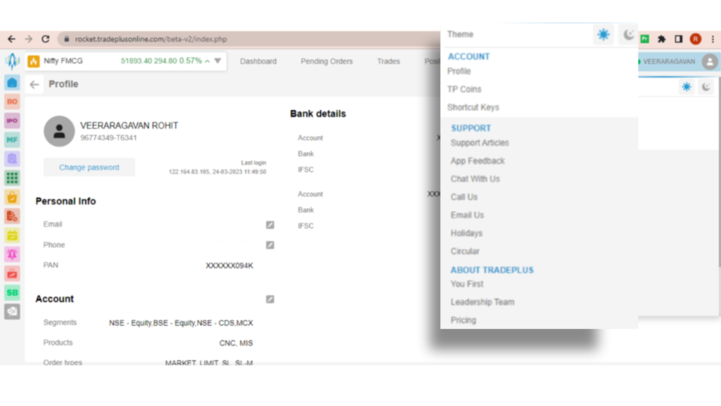 web trading platform